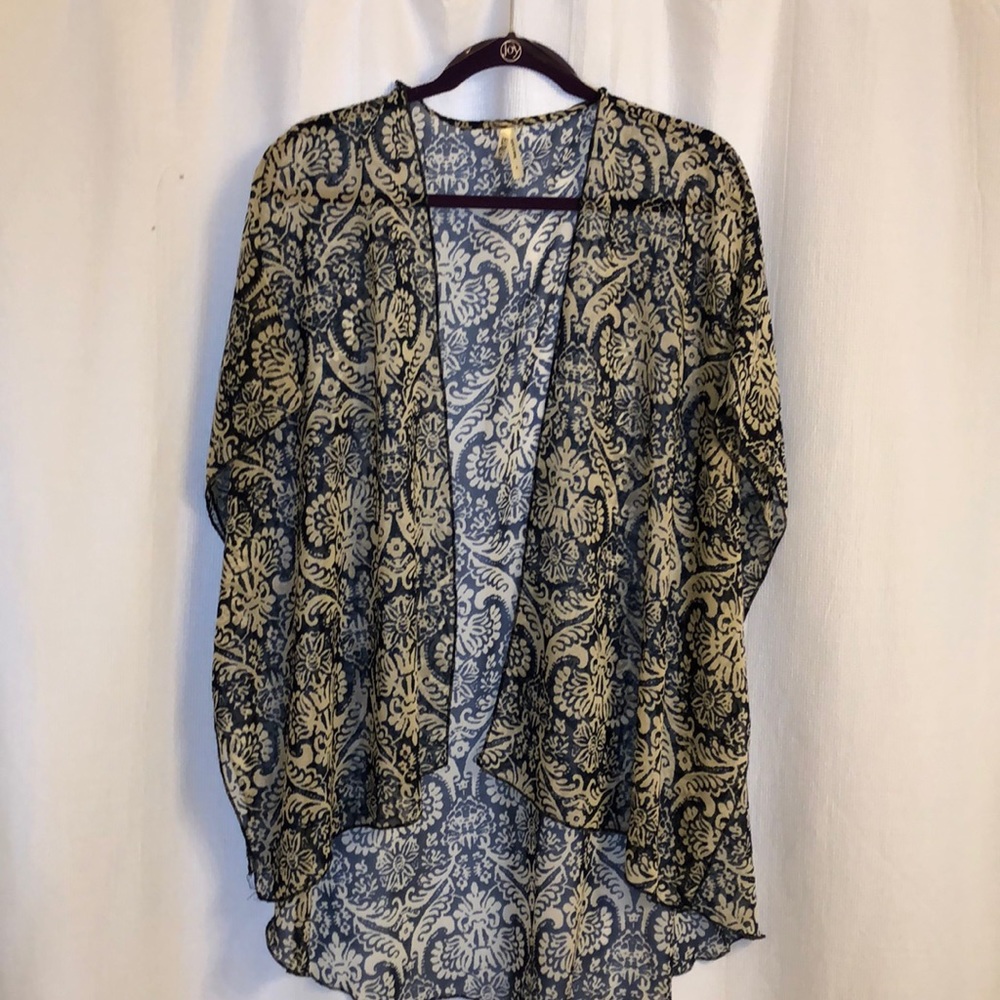 High low beach cover up